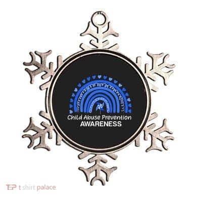 Pinwheel Peace Love Hope Child Abuse Prevention Awareness Ornament