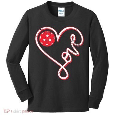 Pickleball Pickleball Lover Pickleball Player Kids Long Sleeve Shirt