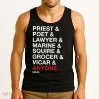 Priest Poet Lawyer Marine Squire Grocer Vicar Anyone Tank Top thumb 3