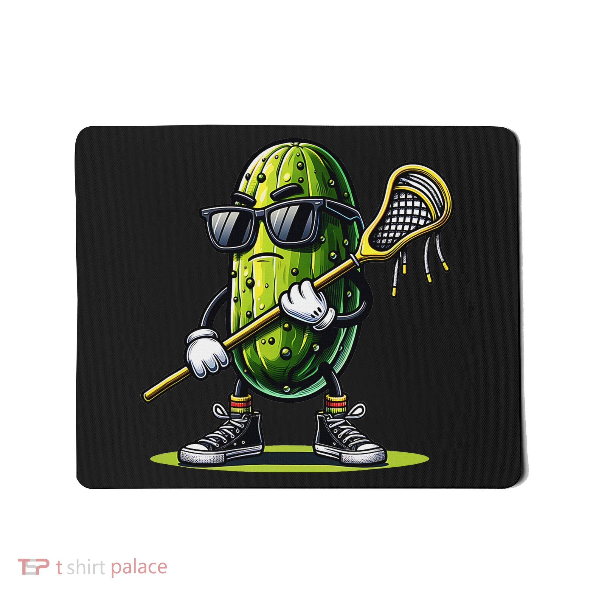 Pickle Playing Lacrosse Funny Sports Trendy For Mousepad
