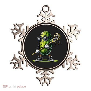 Pickle Playing Lacrosse Funny Sports Trendy For Ornament