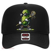 Pickle Playing Lacrosse Funny Sports Trendy For Hat thumb 0