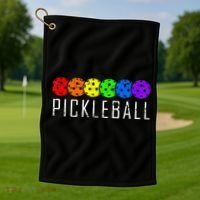Pickleball Pickleball Lover Pickleball Player Golf Towel thumb 1