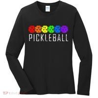 Pickleball Pickleball Lover Pickleball Player Women's Long Sleeve Shirt thumb 0