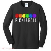 Pickleball Pickleball Lover Pickleball Player Kids Long Sleeve Shirt thumb 0