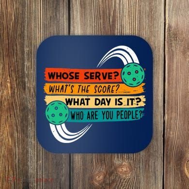 Pickleball, Pickleball Lover Tee, Pickleball Player Coaster