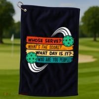 Pickleball, Pickleball Lover Tee, Pickleball Player Golf Towel thumb 1