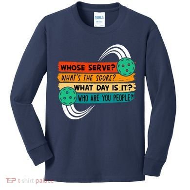 Pickleball, Pickleball Lover Tee, Pickleball Player Kids Long Sleeve Shirt