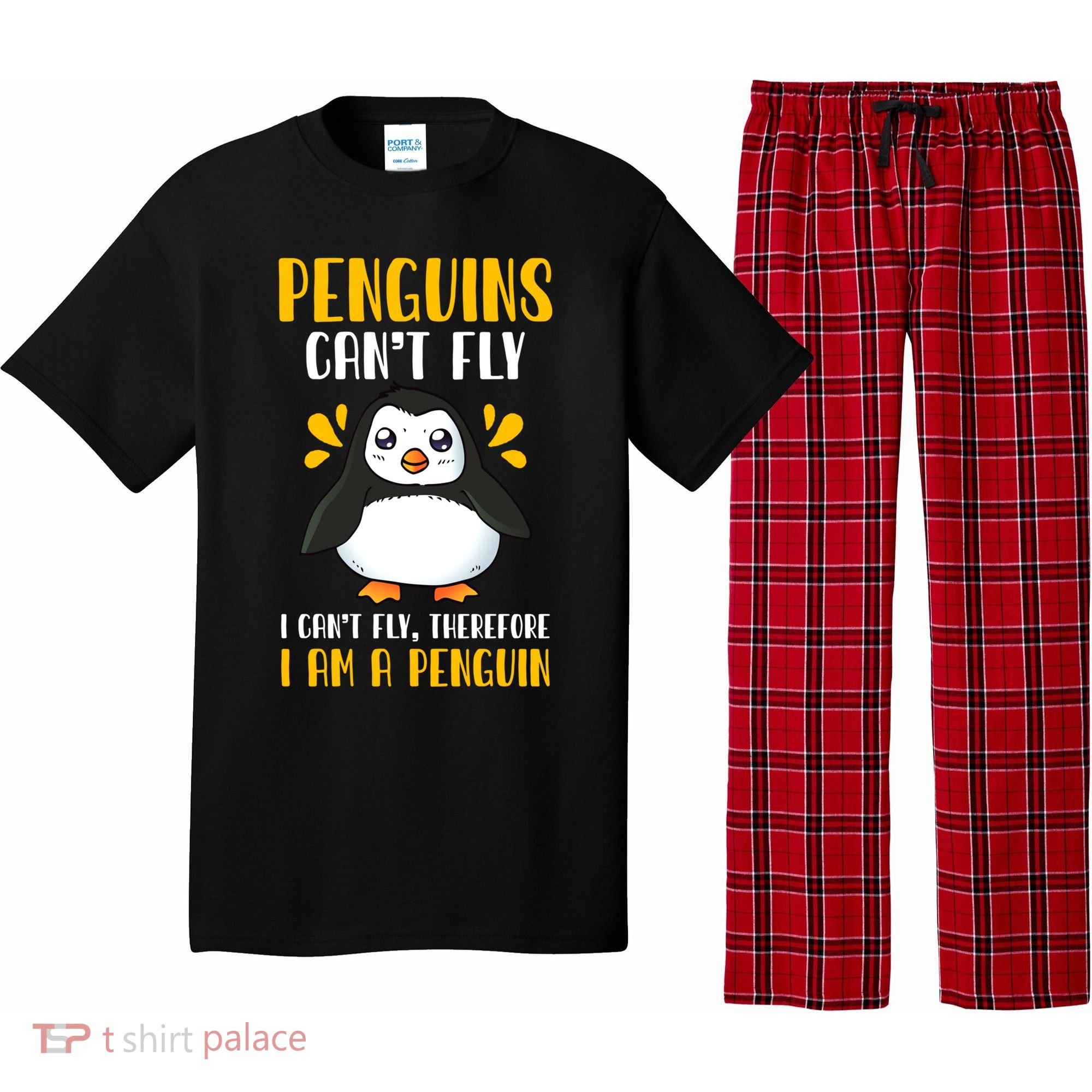 Penguin Penguin Lover Enthusiast Meaningful Gift Pajama Set