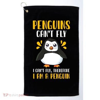 Penguin Penguin Lover Enthusiast Meaningful Gift Golf Towel