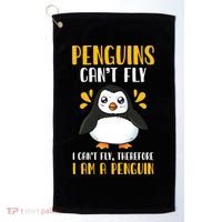 Penguin Penguin Lover Enthusiast Meaningful Gift Golf Towel thumb 0