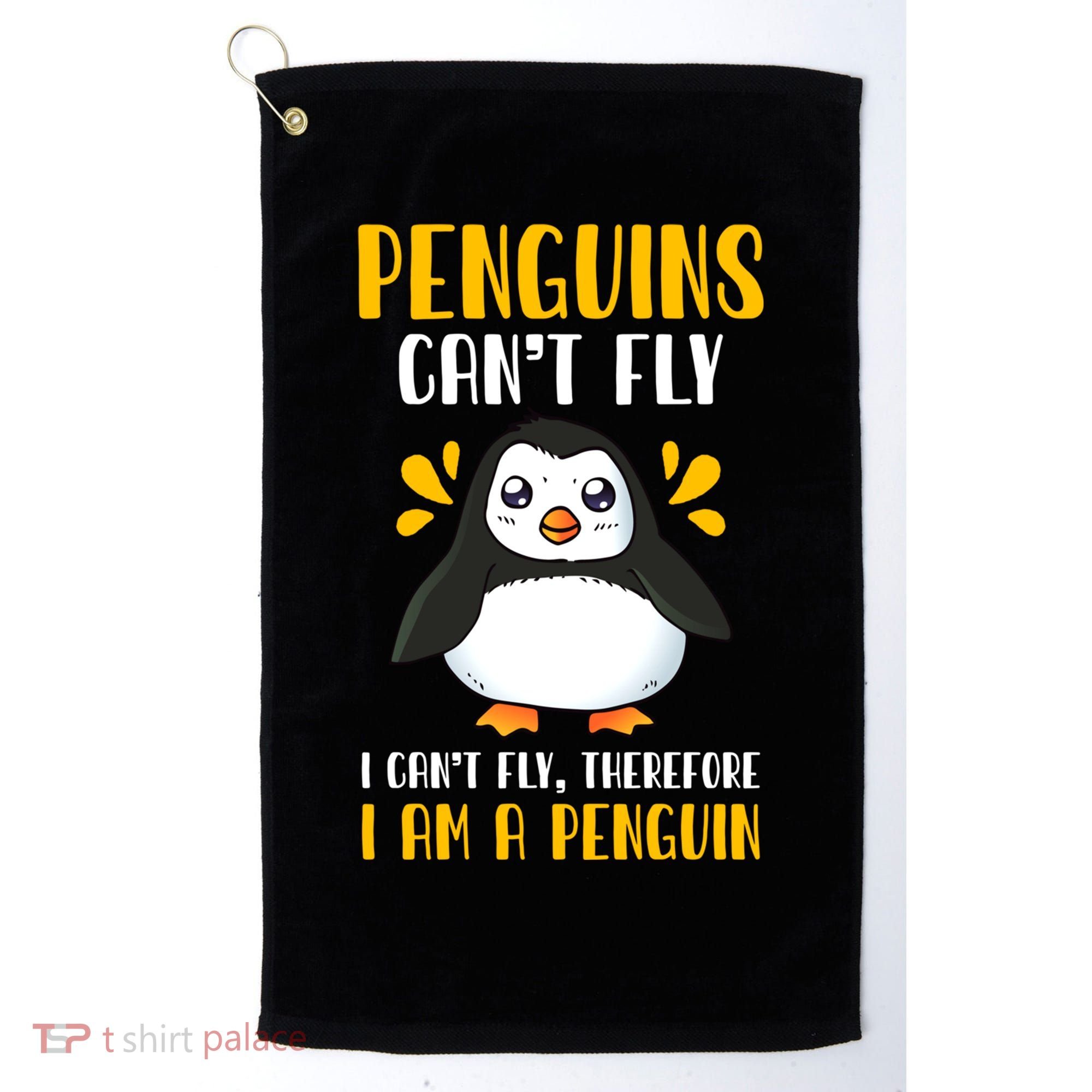 Penguin Penguin Lover Enthusiast Meaningful Gift Golf Towel