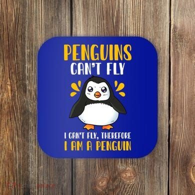 Penguin Penguin Lover Enthusiast Meaningful Gift Coaster