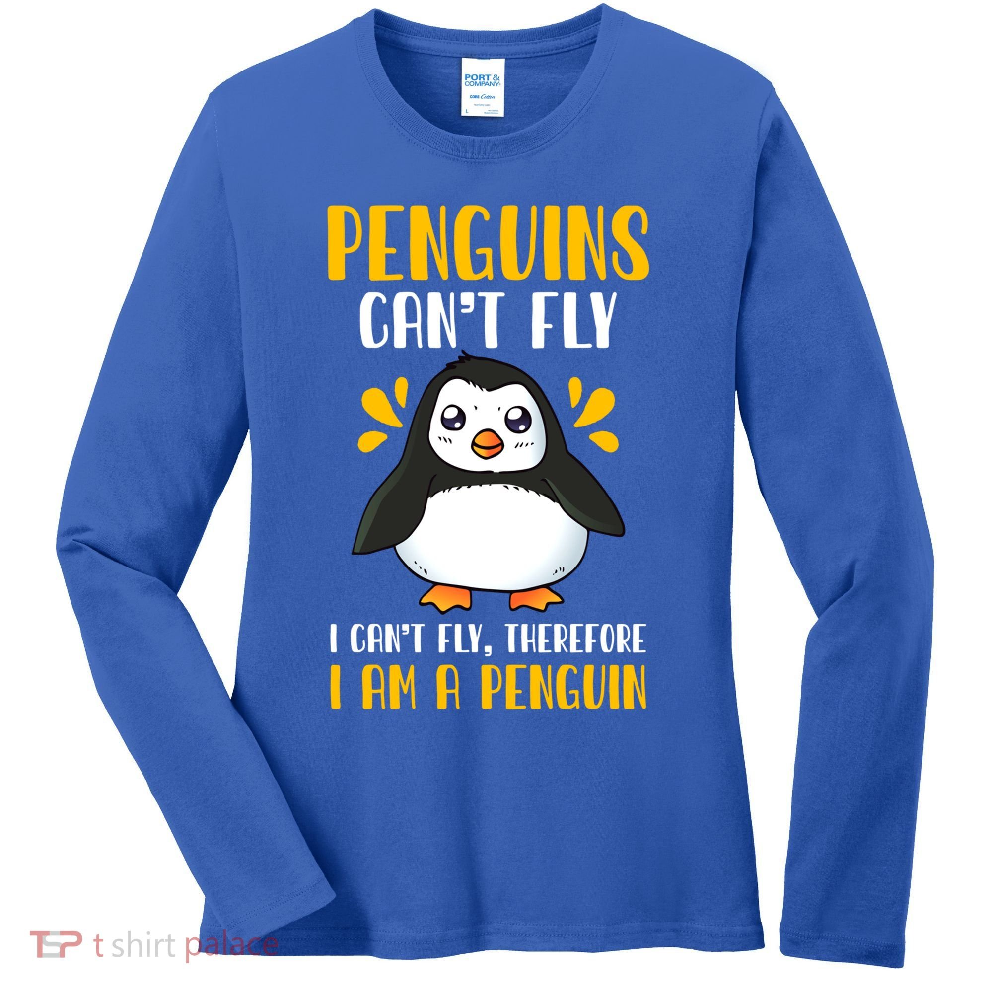 Penguin Penguin Lover Enthusiast Meaningful Gift Women's Long Sleeve Shirt