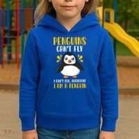Penguin Penguin Lover Enthusiast Meaningful Gift Kids Hoodie thumb 3