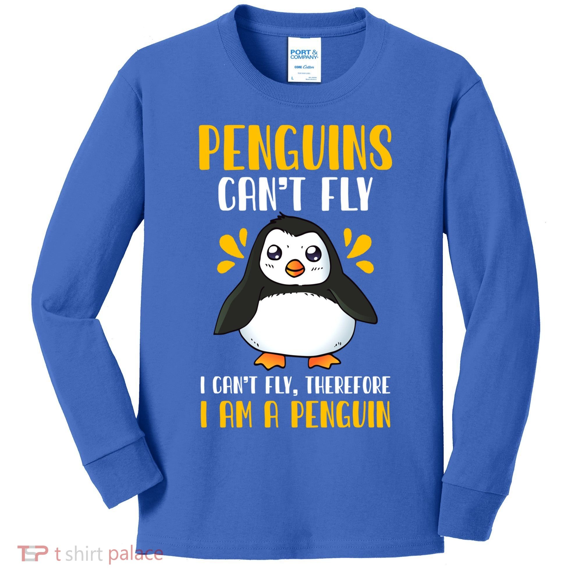 Penguin Penguin Lover Enthusiast Meaningful Gift Kids Long Sleeve Shirt