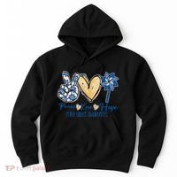 Pinwheel Peace Love Hope Child Abuse Prevention Awareness Hoodie thumb 0