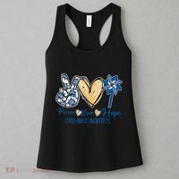 Pinwheel Peace Love Hope Child Abuse Prevention Awareness Women's Tank Top thumb 3