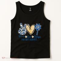 Pinwheel Peace Love Hope Child Abuse Prevention Awareness Tank Top thumb 2