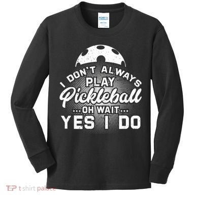 Pickleball, Pickleball Lover Tee, Pickleball Player Kids Long Sleeve Shirt