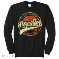 Pop Pop Like A Grandpa Only Cooler Fathers Day Sweatshirt thumb 0