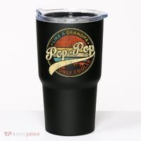 Pop Pop Like A Grandpa Only Cooler Fathers Day Tumbler thumb 0