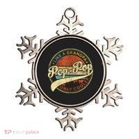 Pop Pop Like A Grandpa Only Cooler Fathers Day Ornament thumb 0