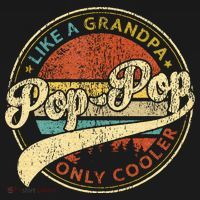 Pop Pop Like A Grandpa Only Cooler Fathers Day Tank Top thumb 6