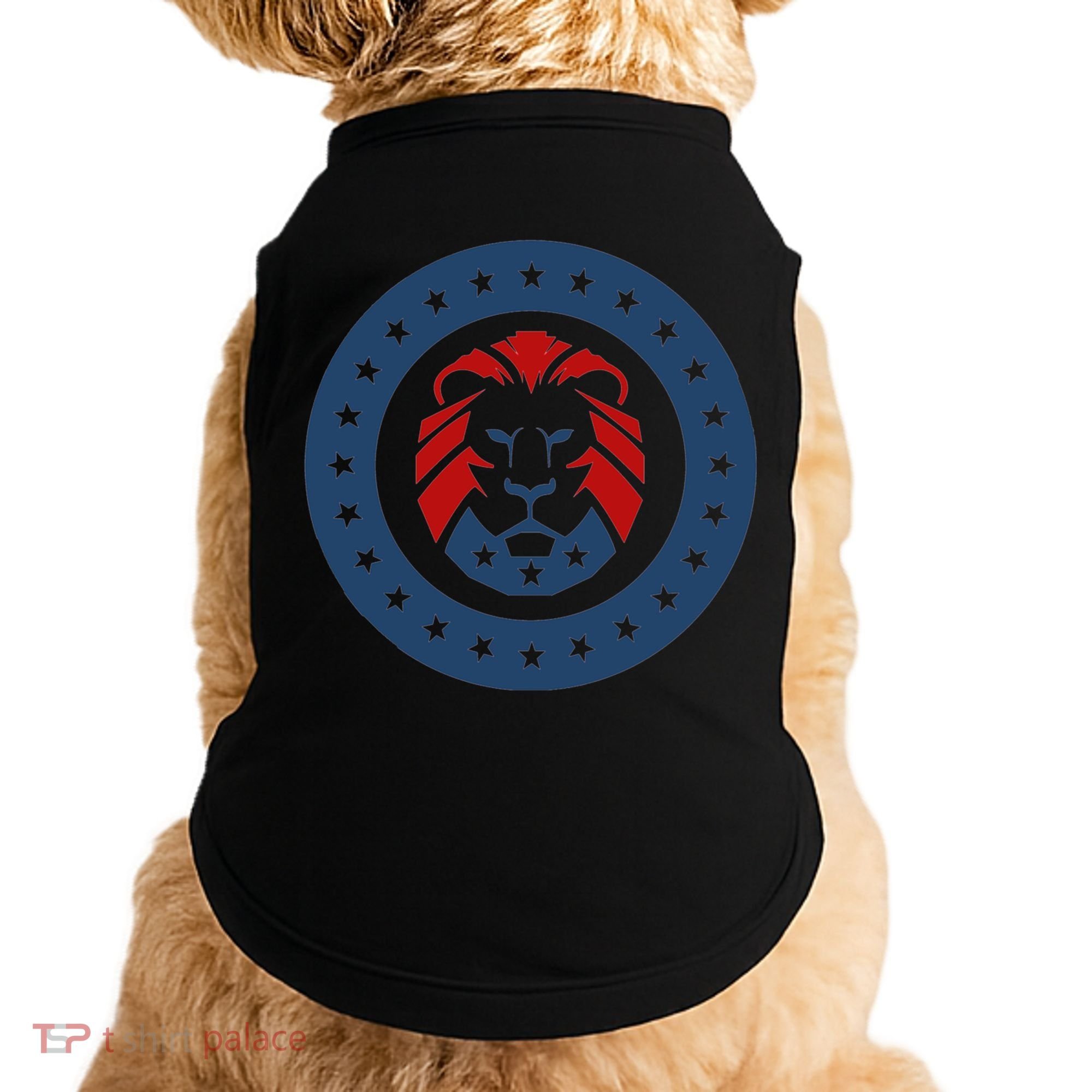 Patriots Party Lion Maga Lion Gift Doggie Tank