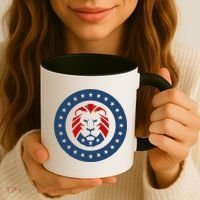 Patriots Party Lion Maga Lion Gift Coffee Mug thumb 3