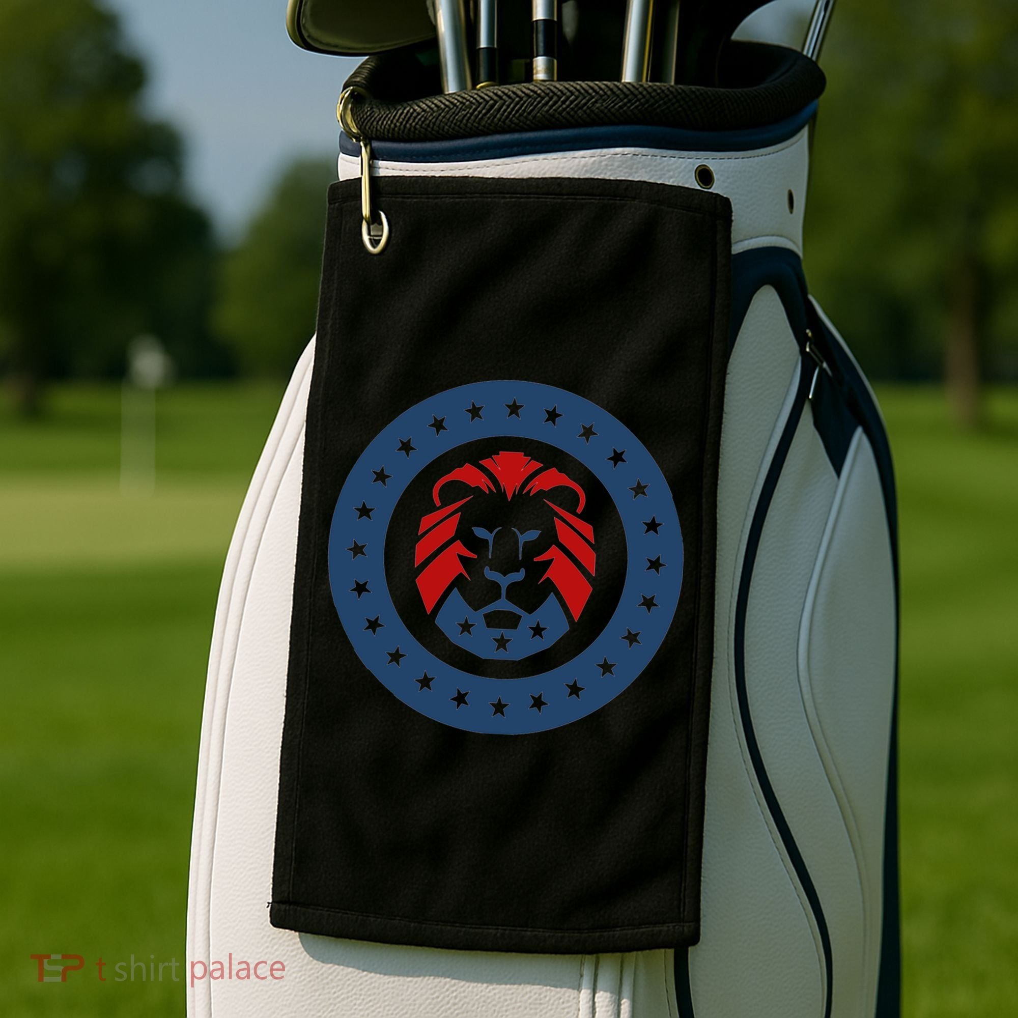 Patriots Party Lion Maga Lion Gift Golf Towel