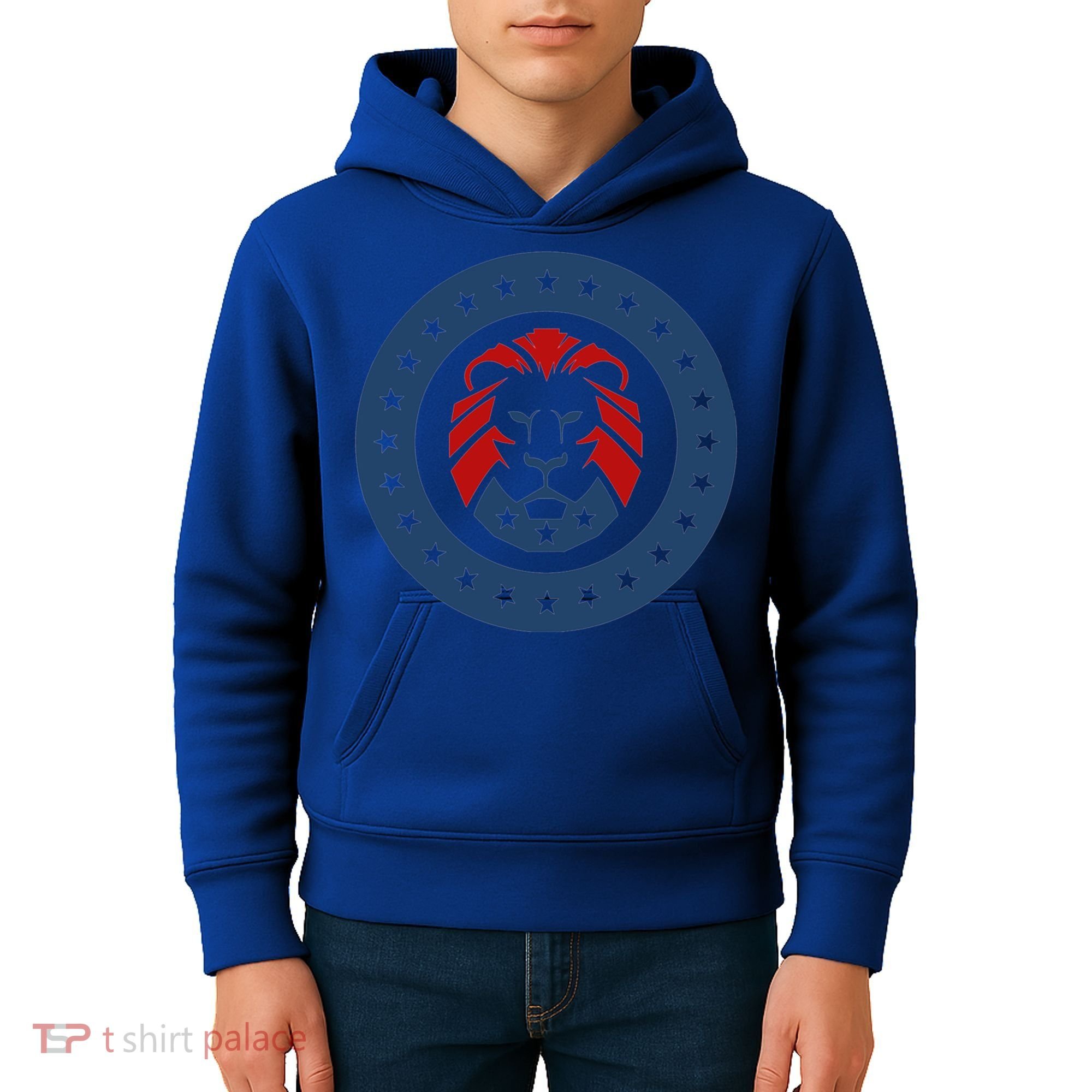 Patriots Party Lion Maga Lion Gift Kids Hoodie