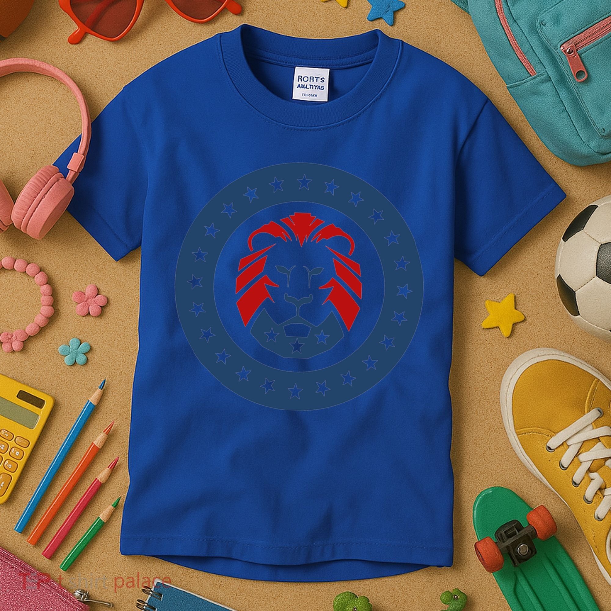 Patriots Party Lion Maga Lion Gift Kids T-Shirt
