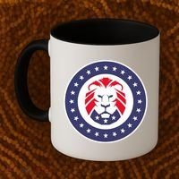 Patriot Party Lion Gift Coffee Mug thumb 2