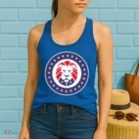 Patriot Party Lion Gift Women's Tank Top thumb 2