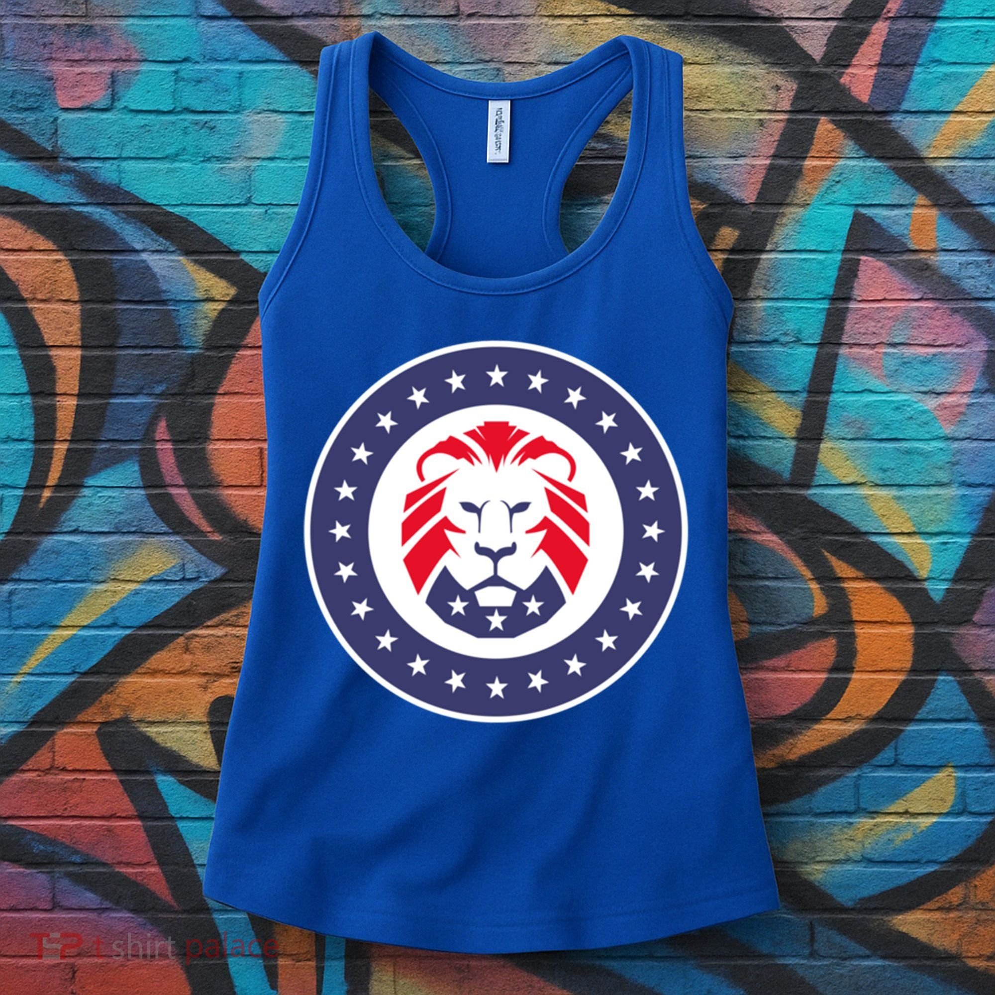 Patriot Party Lion Gift Women's Tank Top