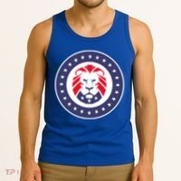 Patriot Party Lion Gift Tank Top thumb 3