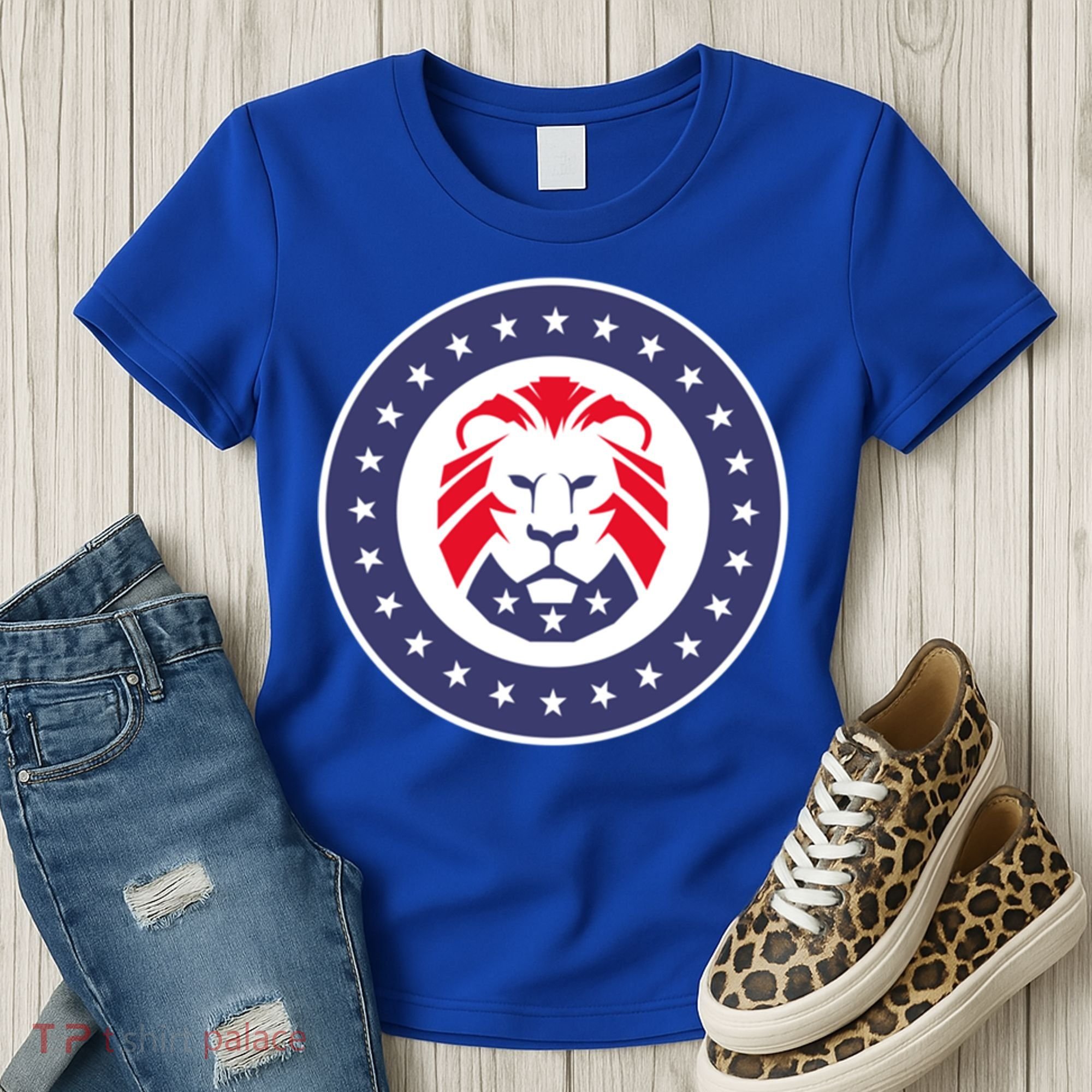 Patriot Party Lion Gift Women's T-Shirt