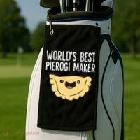 Polish Pierogi Maker World's Best Pierogi Maker Golf Towel thumb 2