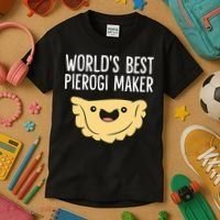 Polish Pierogi Maker World's Best Pierogi Maker Kids T-Shirt thumb 3