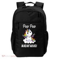 Pew Pew Madafakas Unicorn with Pistols Fantasy Backpack thumb 0