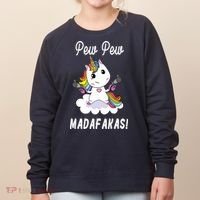 Pew Pew Madafakas Unicorn with Pistols Fantasy Women's Sweatshirt thumb 0