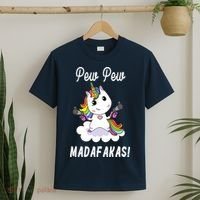 Pew Pew Madafakas Unicorn with Pistols Fantasy T-Shirt thumb 2