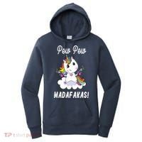 Pew Pew Madafakas Unicorn with Pistols Fantasy Women's Hoodie thumb 0