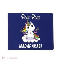 Pew Pew Madafakas Unicorn with Pistols Fantasy Mousepad thumb 0
