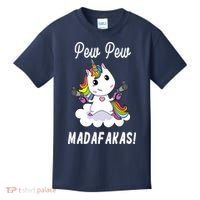 Pew Pew Madafakas Unicorn with Pistols Fantasy Kids T-Shirt thumb 0