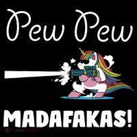 Pew Pew Madafakas Funny Unicorn Cute Adorable Coffee Mug thumb 5