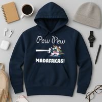 Pew Pew Madafakas Funny Unicorn Cute Adorable Hoodie thumb 3