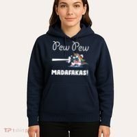 Pew Pew Madafakas Funny Unicorn Cute Adorable Hoodie thumb 5