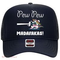 Pew Pew Madafakas Funny Unicorn Cute Adorable Hat thumb 0